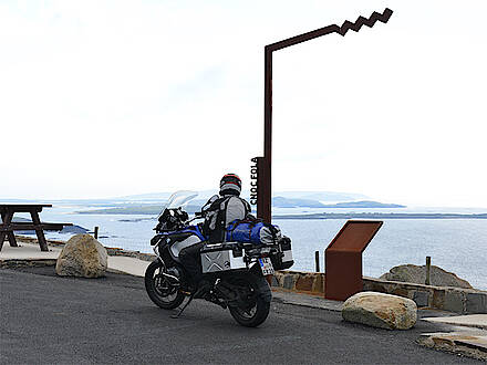 Feelgood Reisen Motorrad auf dem Wild Atlantic Way in Irland, Donegal