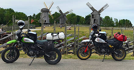 Mit Feelgood Reisen auf Motorradtour in Estland auf der Insel Saaremaa