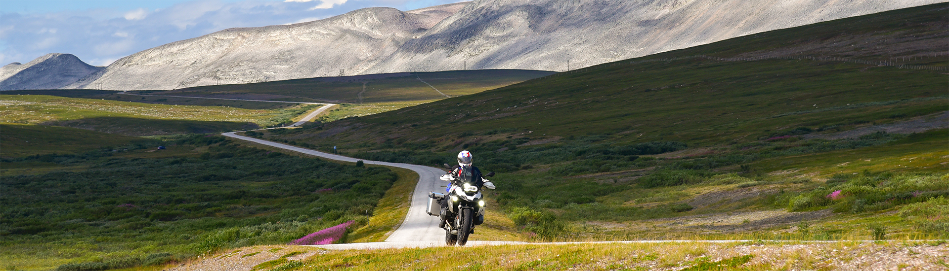 Auf dem Weg zum Eismeer und zum Nordkap - durch weite Einsamkeit im Norden Norwegens mit dem Motorrad