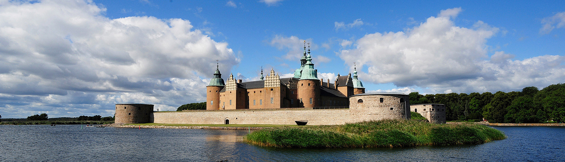 Blick auf Schloss Kalmar in Schweden