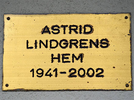 Astrid Lindgrens ehemalige Wohnung in Stockholm