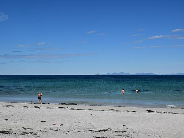 Ein Strand auf den Lofoten