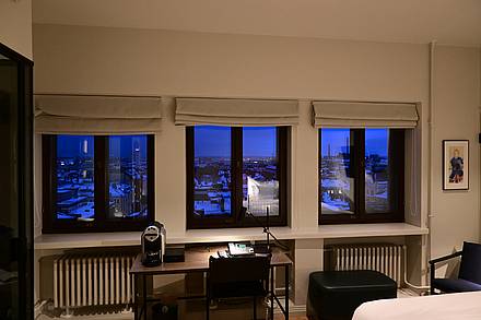 Ein Solo Up Queen with view Zimmer im Solo Sokos Hotel Torni in Helsinki 