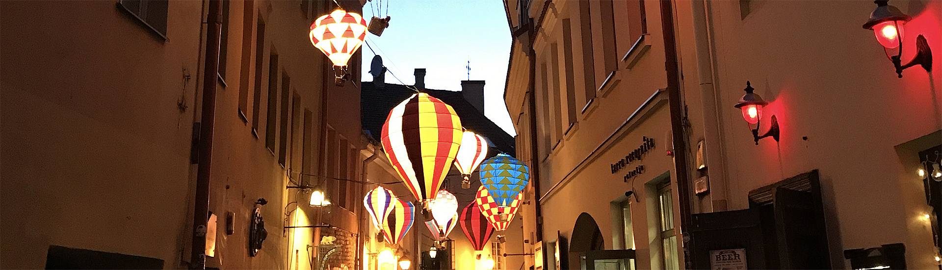 In der Altstadt von Vilnius, Litauen