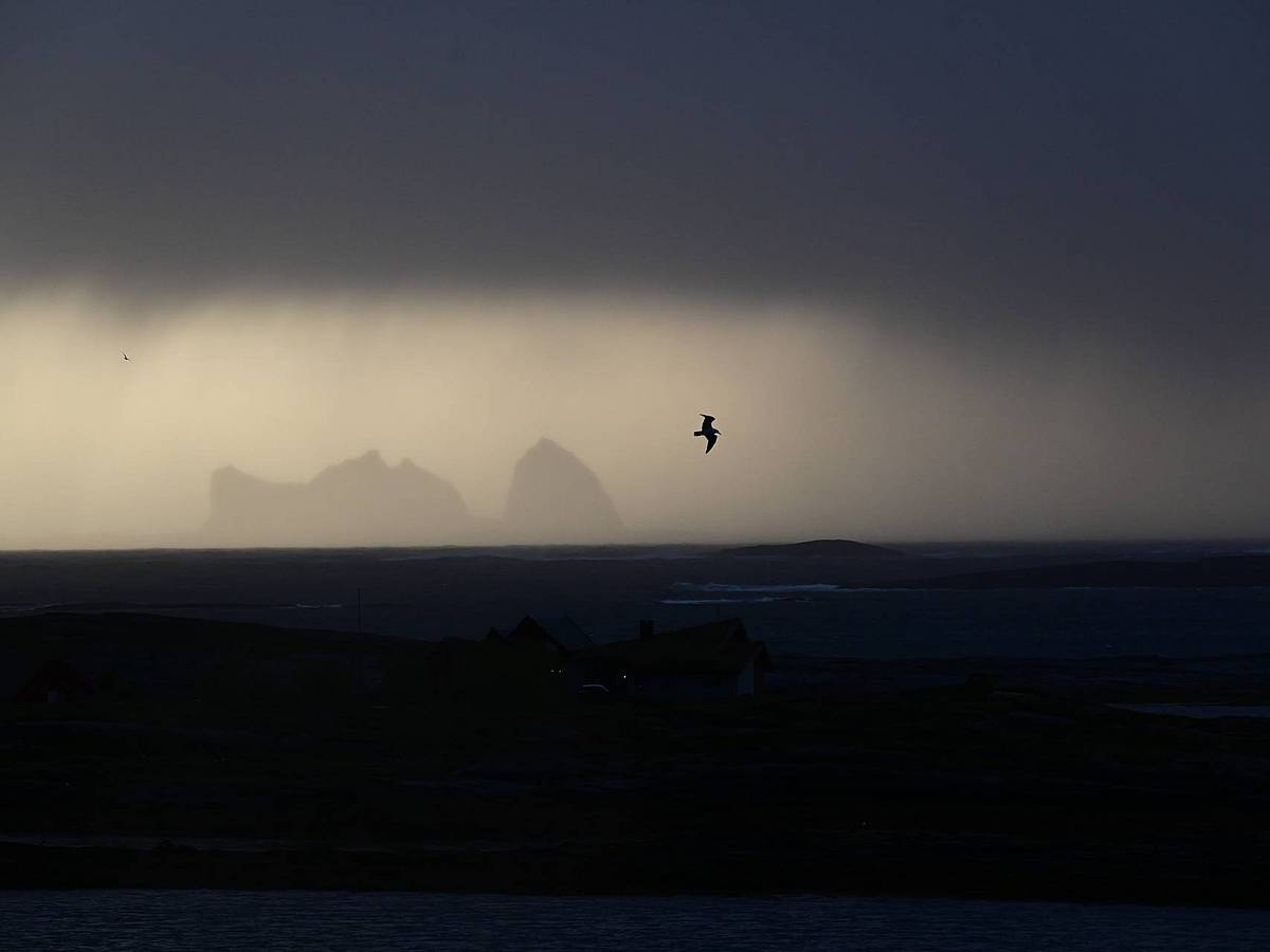 Sturm an der Helgelandsküste