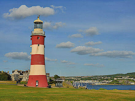 Leuchtturm in Plymouth in England