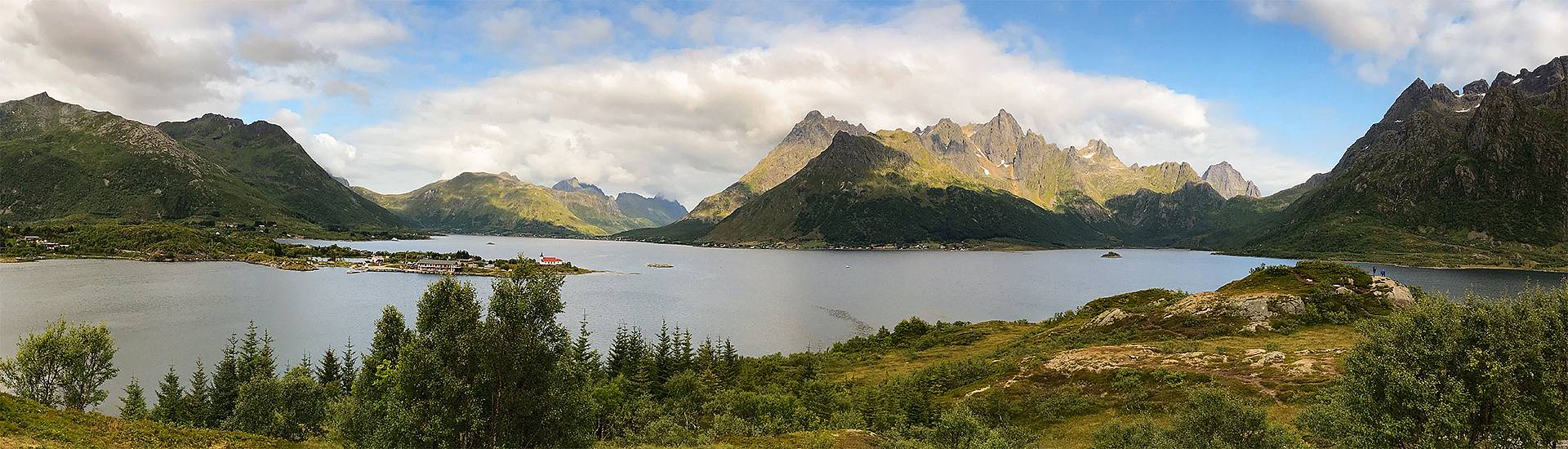 Auf den Lofoten in Nordnorwegen