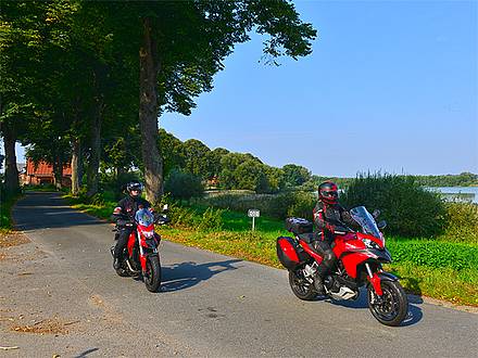 Im Osten von Schleswig-Holstein auf Motorradtour
