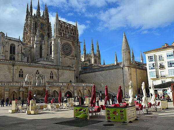 Kathedrale in Burgos in Spanien