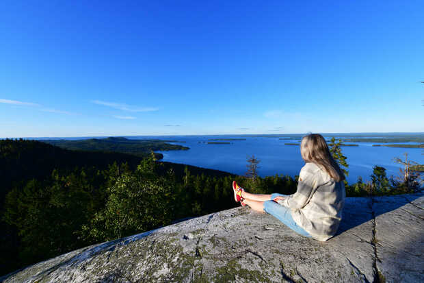 Aussicht im Koli Nationalpark