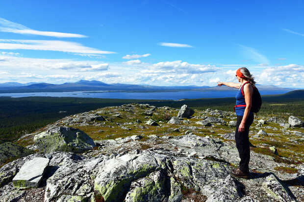 Wandern am Femunden in Norwegen