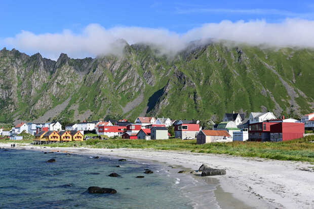 Der Strand von Bleik auf den Vesterålen