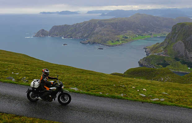 Mit dem Motorrad zum norwegischen Westkap - auf der Halbinsel Stad