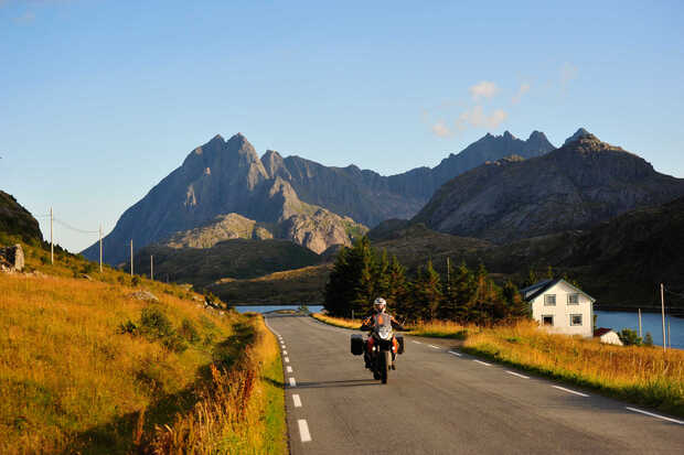 Gen Norden durch Norwegen mit dem Motorrad 