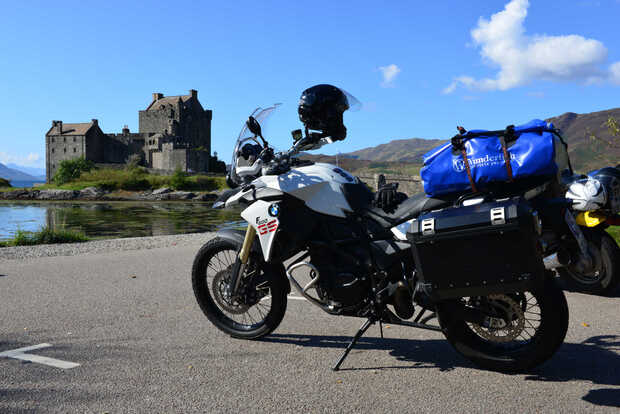Liegt an der Motorradstrecke: Eilean Donan Castle