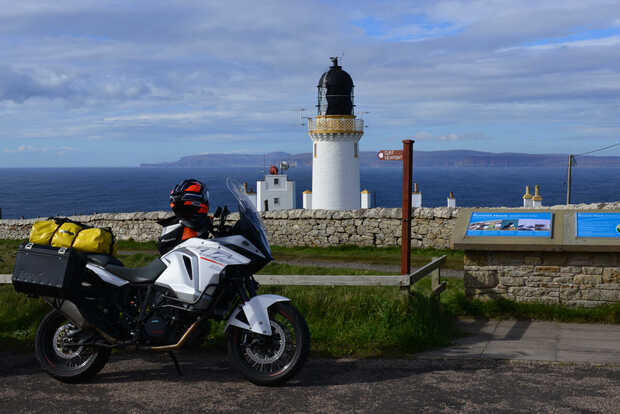 Blick auf die Orkneys von Dunnet Head