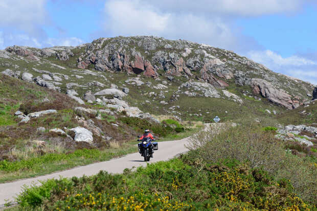 Auf Tour  in Schottland mit dem Motorrad