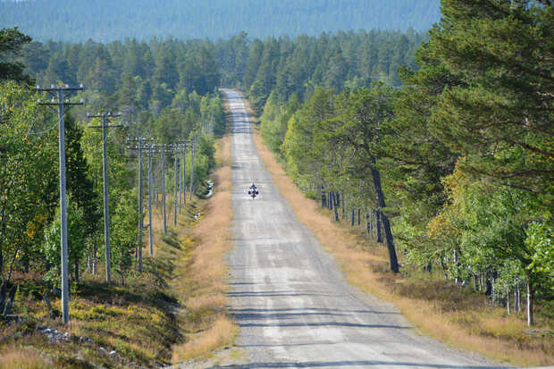 Mit dem Motorrad in Schweden auf Gravel  unterwegs