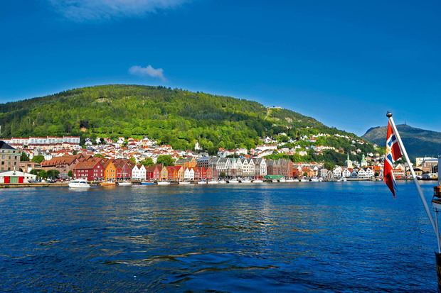 Bergen an Norwegens Westküste